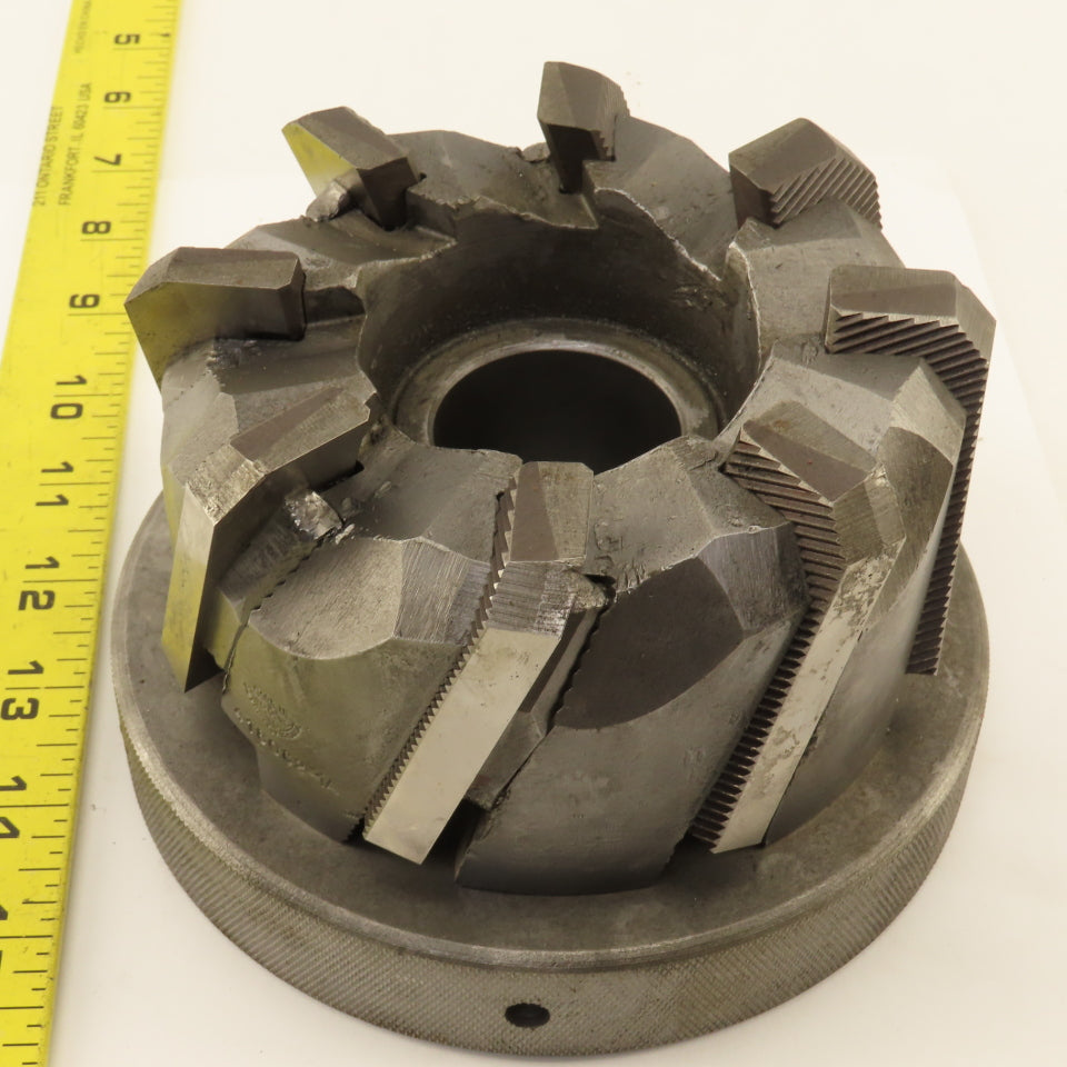 G & Go Co. 418062-1A 5" Diam. 8 Flute Face Mill 1-1/2" Arbor Right Hand
