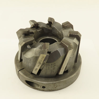 G & Go Co. 418062-1A 5" Diam. 8 Flute Face Mill 1-1/2" Arbor Right Hand