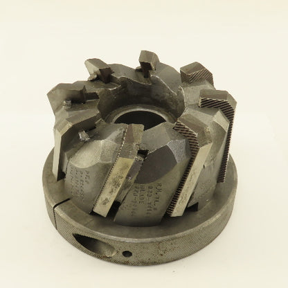 G & Go Co. 418062-1A 5" Diam. 8 Flute Face Mill 1-1/2" Arbor Right Hand