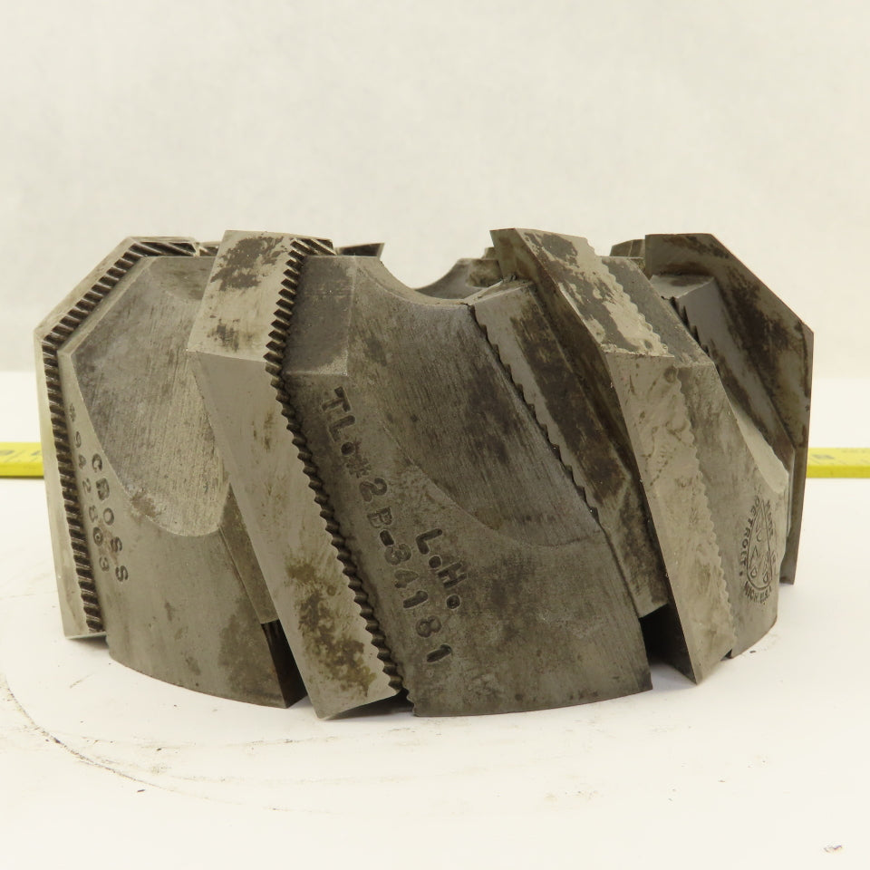 Go & Go Co. 418062-8A 5" Diam 8 Flute Face Mill Cutter 1-1/2" Arbor Left Hand