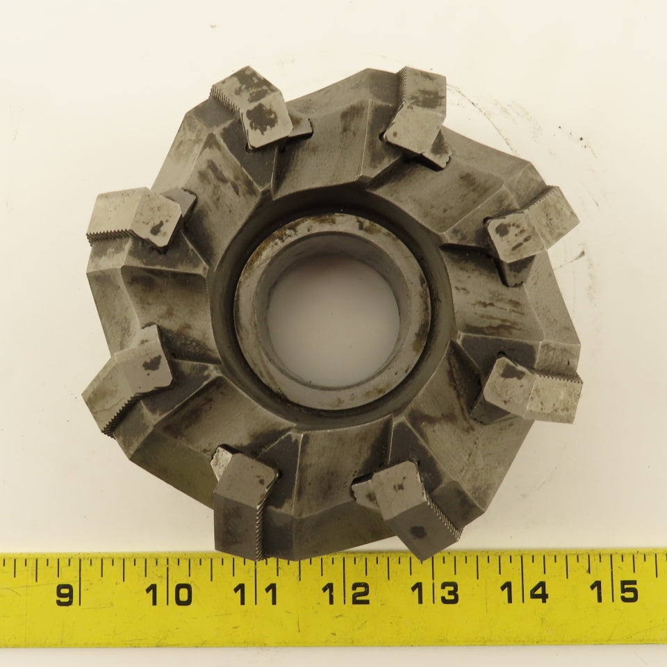 Go & Go Co. 418062-8A 5" Diam 8 Flute Face Mill Cutter 1-1/2" Arbor Left Hand
