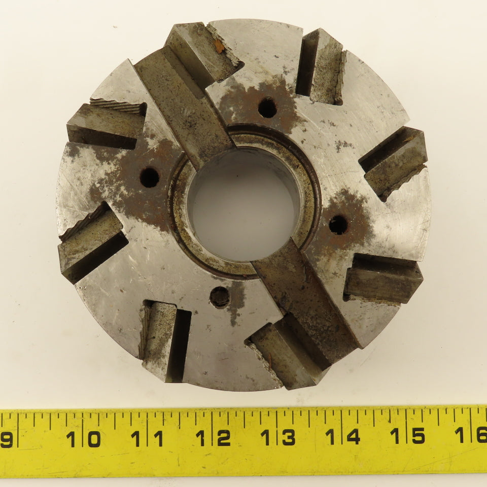 Go & Go Co. 418062-8A 5" Diam 8 Flute Face Mill Cutter 1-1/2" Arbor Left Hand