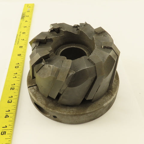 Go & Go Co. 418062-1A 5" Diam 8 Flute Face Mill Cutter 1-1/2" Arbor Right  Hand