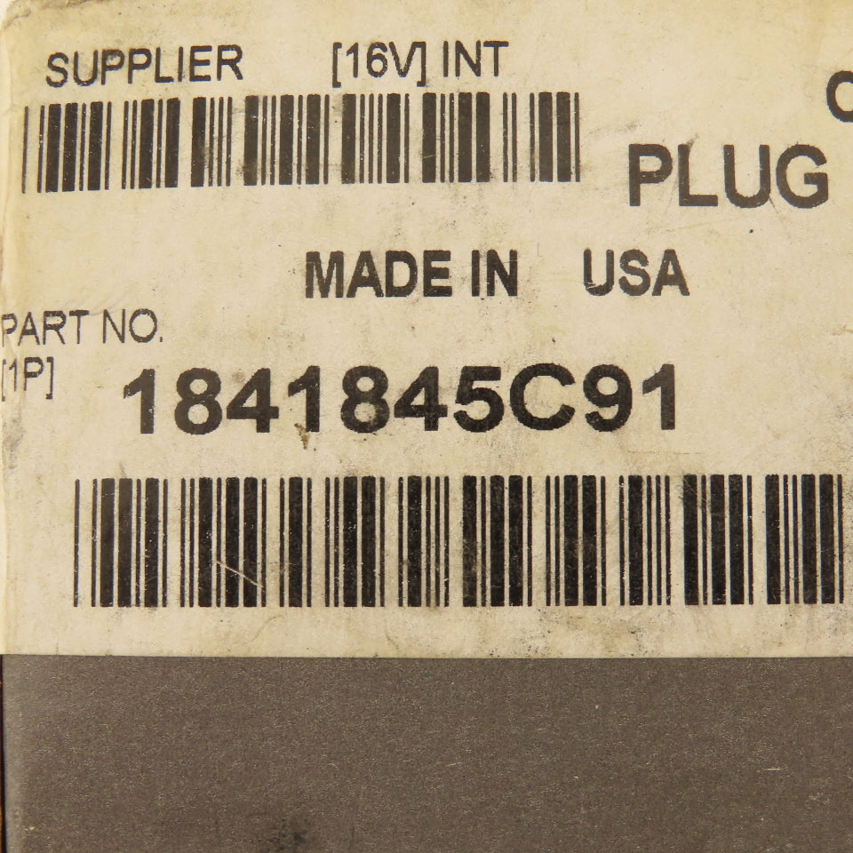 International 1841845C91 M33 Plug OEM