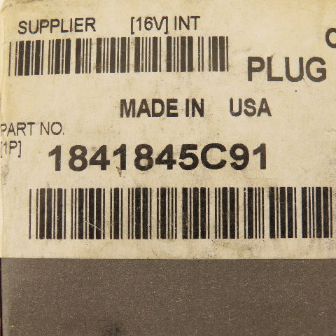 International 1841845C91 M33 Plug OEM