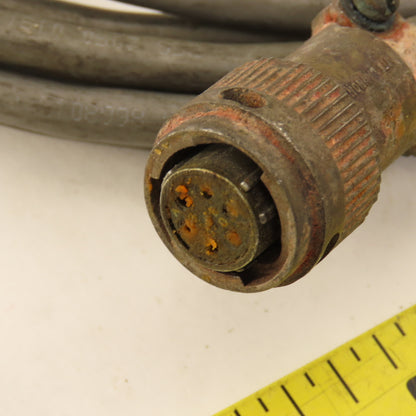 Kistler 4202 6 Pin Male Female Amphenol Transmitter Cable 15'