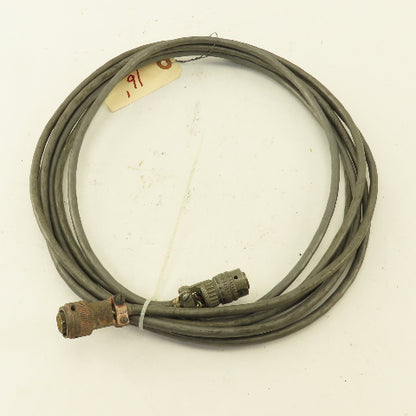 Kistler 4202 6 Pin Male Female Amphenol Transmitter Cable 15'
