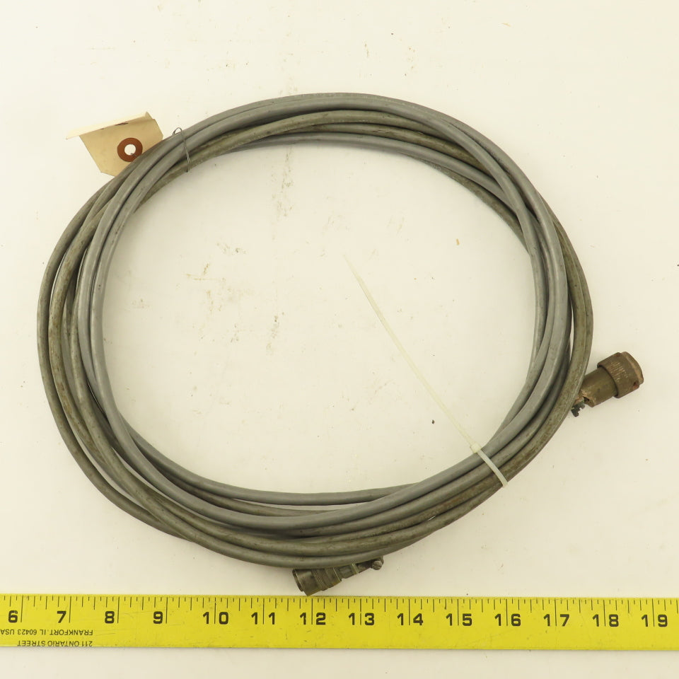 Kistler Style 6 Pin Male Female Amphenol Transmitter Cable 20'