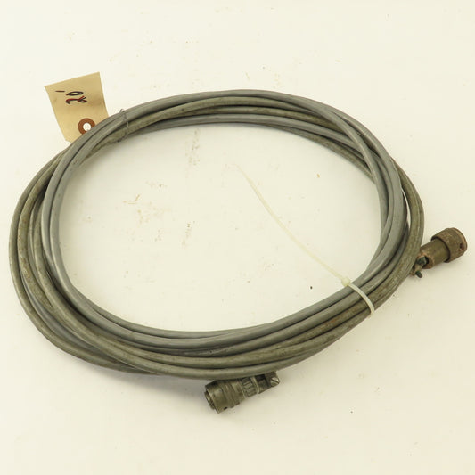 Kistler Style 6 Pin Male Female Amphenol Transmitter Cable 20'