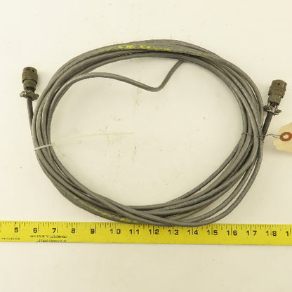 Kistler Style 6 Pin Male Female Amphenol Transmitter Cable 25'