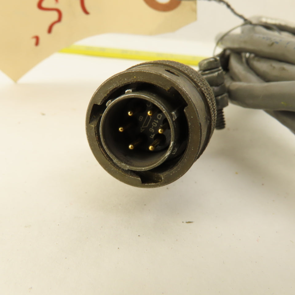 Kistler Style 6 Pin Male Female Amphenol Transmitter Cable 25'