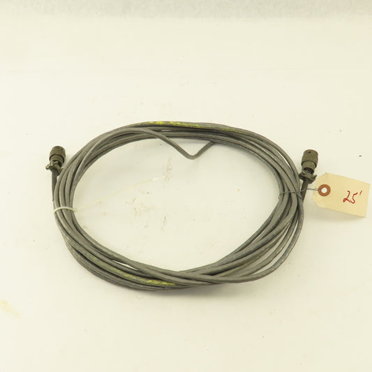 Kistler Style 6 Pin Male Female Amphenol Transmitter Cable 25'