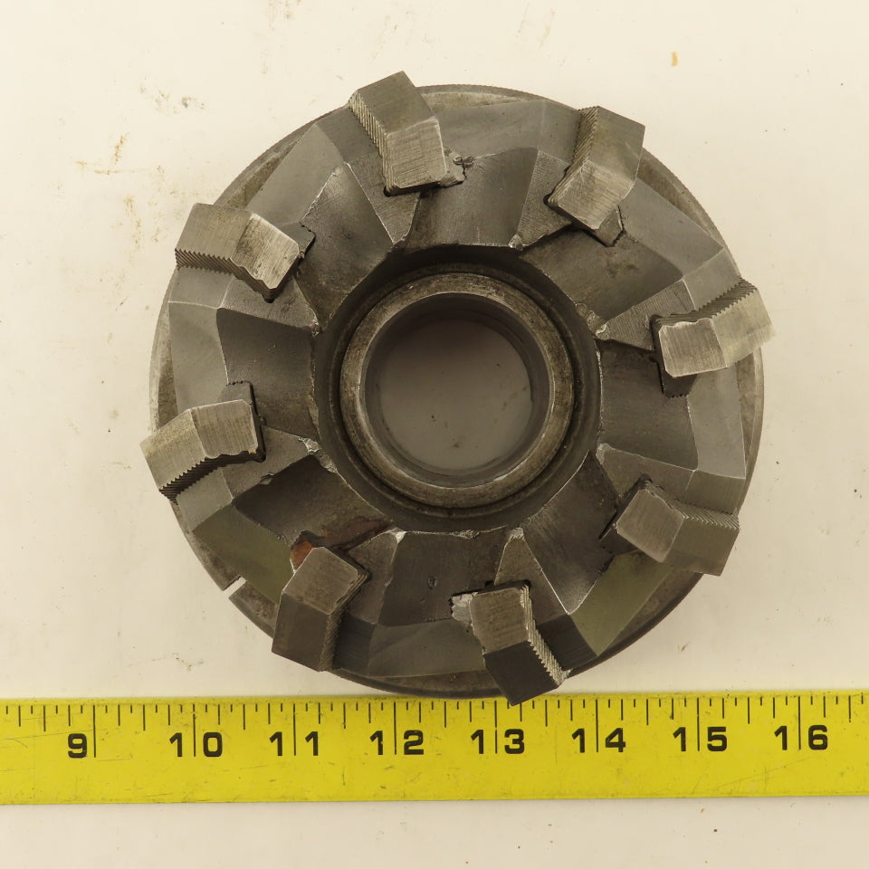 Go & Go Co. 418062-8A 5" Diam 8 Flute Face Mill Cutter 1-1/2" Arbor Left Hand