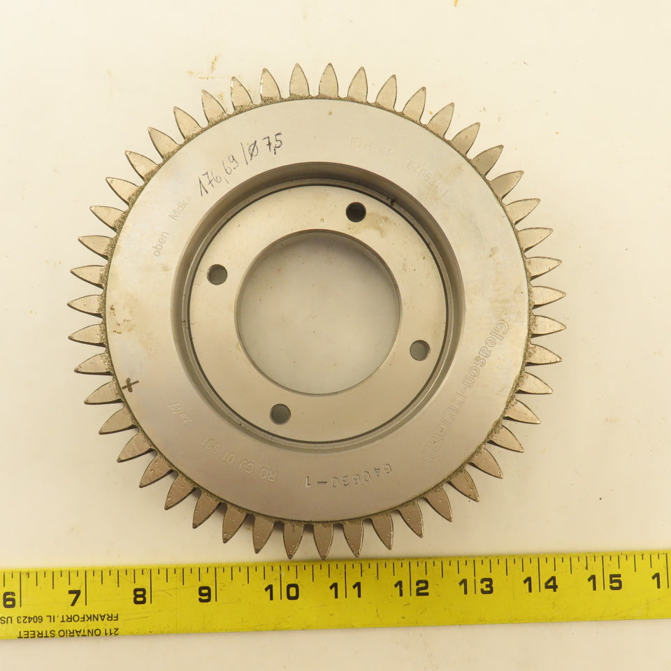 Gleason Hurth 640630-1 Gear Diamond Dresser Z=47 173mm OD 52mm Wide 60mm Bore