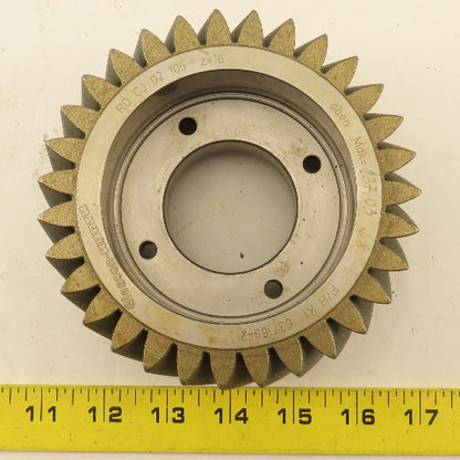 Gleason Hurth Bevel Gear Diamond Dresser Z=16 133.50mm OD 68mm Wide 60mm Bore