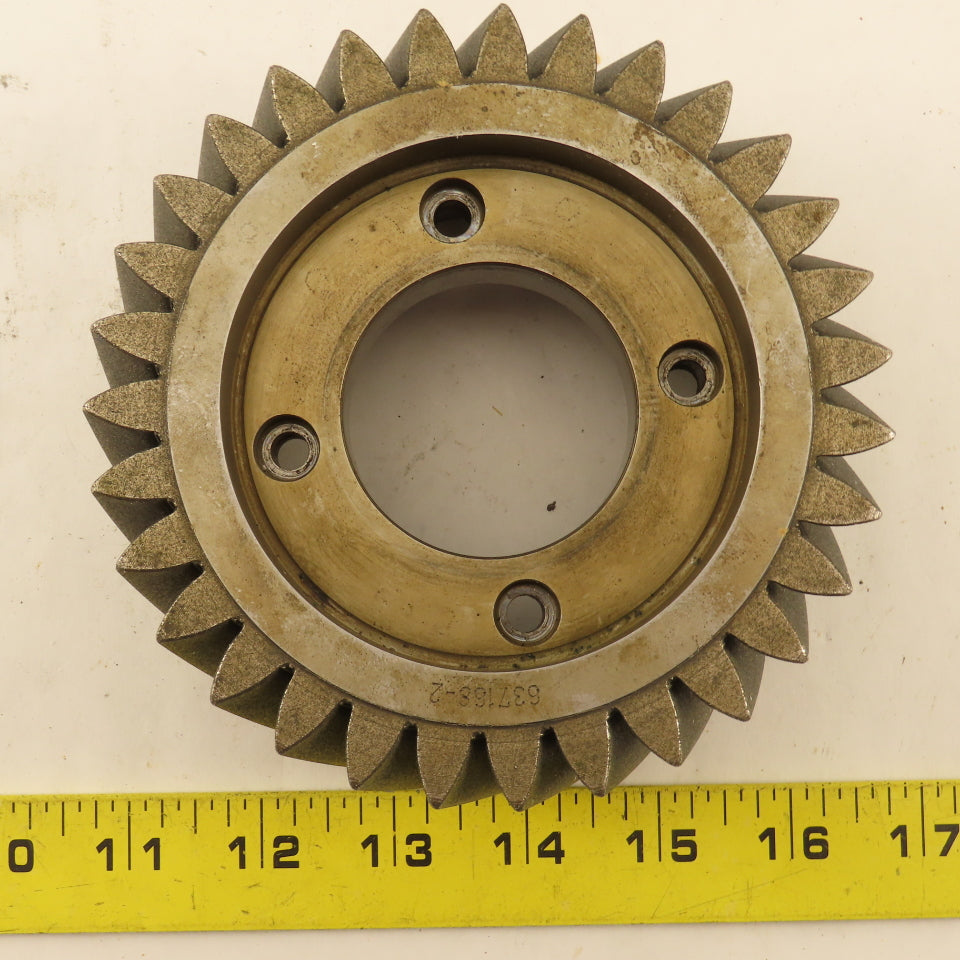 Gleason Hurth Bevel Gear Diamond Dresser Z=16 133.50mm OD 68mm Wide 60mm Bore