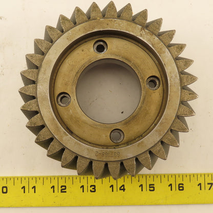 Gleason Hurth Bevel Gear Diamond Dresser Z=16 133.50mm OD 68mm Wide 60mm Bore