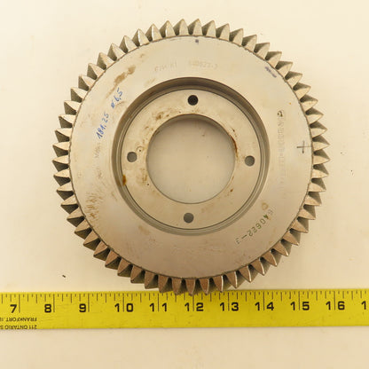 Gleason Hurth Bevel Gear Diamond Dresser Z=57 181.25mm OD 52mm Wide 60mm Bore