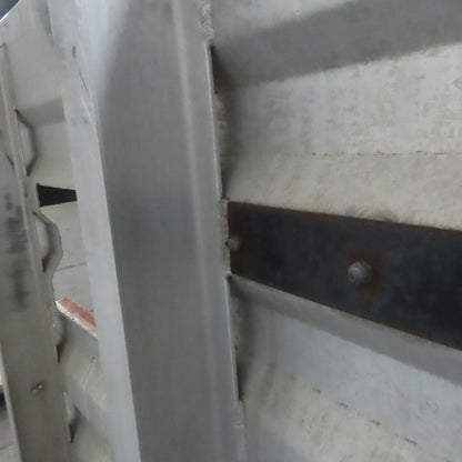 Aluminum Semi Truck Cab Rack Headache W/Chain Hangers & Window Cut Out