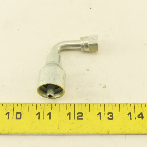 Parker 1L943-4-4 1/2" Hose Parkrimp  x-4 JIC Female Swivel For International