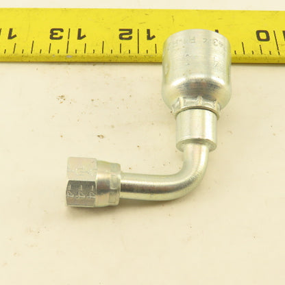 Parker 1L943-4-4 1/2" Hose Parkrimp  x-4 JIC Female Swivel For International