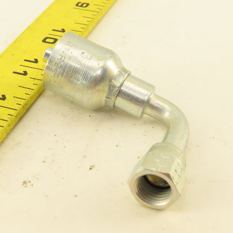 Parker 1L943-4-4 1/2" Hose Parkrimp  x-4 JIC Female Swivel For International