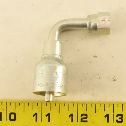 Parker 1L943-4-4 1/2" Hose Parkrimp  x-4 JIC Female Swivel For International