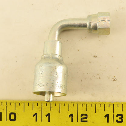 Parker 1L943-4-4 1/2" Hose Parkrimp  x-4 JIC Female Swivel For International