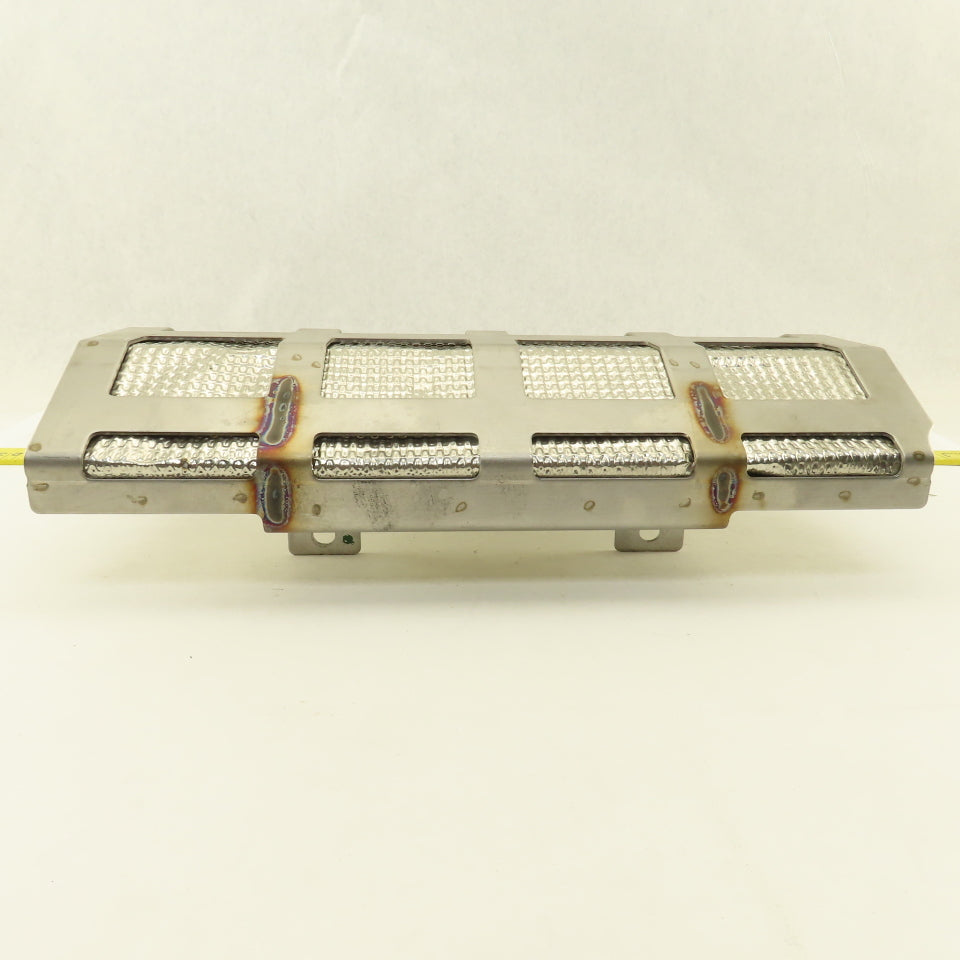 A042V118 13" x 6-1/2" Stainless Steel Heat Shield Shroud Assembly