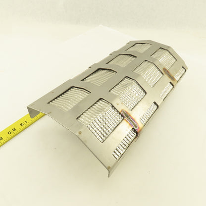 A042V118 13" x 6-1/2" Stainless Steel Heat Shield Shroud Assembly
