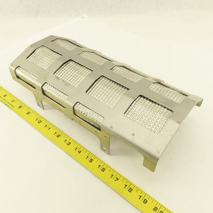 A042V118 13" x 6-1/2" Stainless Steel Heat Shield Shroud Assembly