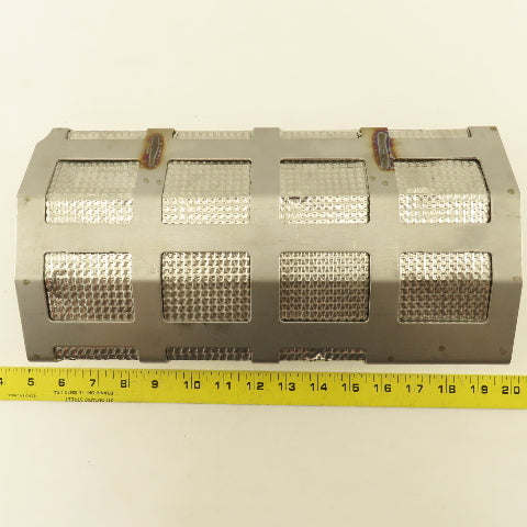 A042V118 13" x 6-1/2" Stainless Steel Heat Shield Shroud Assembly