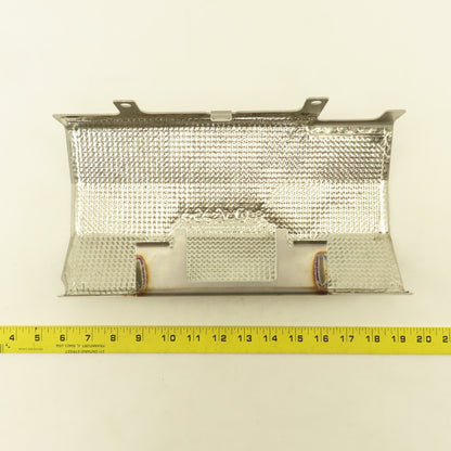 A042V118 13" x 6-1/2" Stainless Steel Heat Shield Shroud Assembly