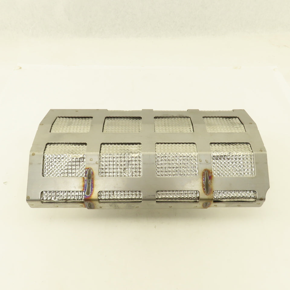 A042V118 13" x 6-1/2" Stainless Steel Heat Shield Shroud Assembly