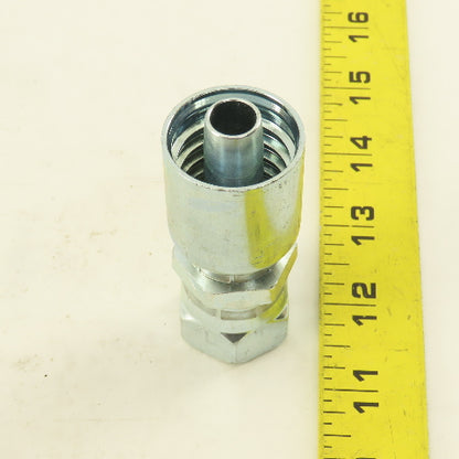 Parker 1FU34-8-8 1/2" Hose Fitting 1/2" JIC Female Swivel Straight Fitting