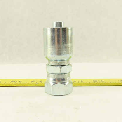 Parker 1FU34-8-8 1/2" Hose Fitting 1/2" JIC Female Swivel Straight Fitting