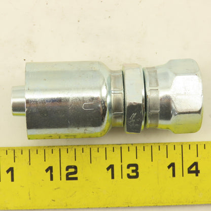 Parker 1FU34-8-8 1/2" Hose Fitting 1/2" JIC Female Swivel Straight Fitting