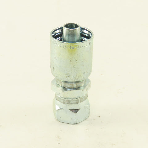 Parker 1FU34-8-8 1/2" Hose Fitting 1/2" JIC Female Swivel Straight Fitting