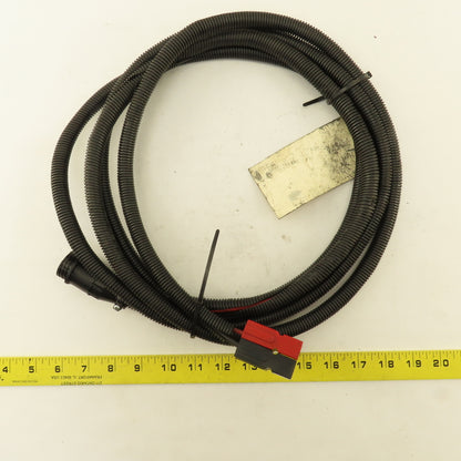 Mini Battery Power Charge Cable 1" Circular 3 Pole 2W Female 9'