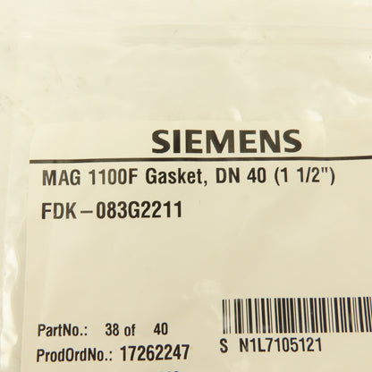 Siemens FDK:083G2211 MAG 1100F Flat Gasket DN 25 (2") EPDM Bag of 2