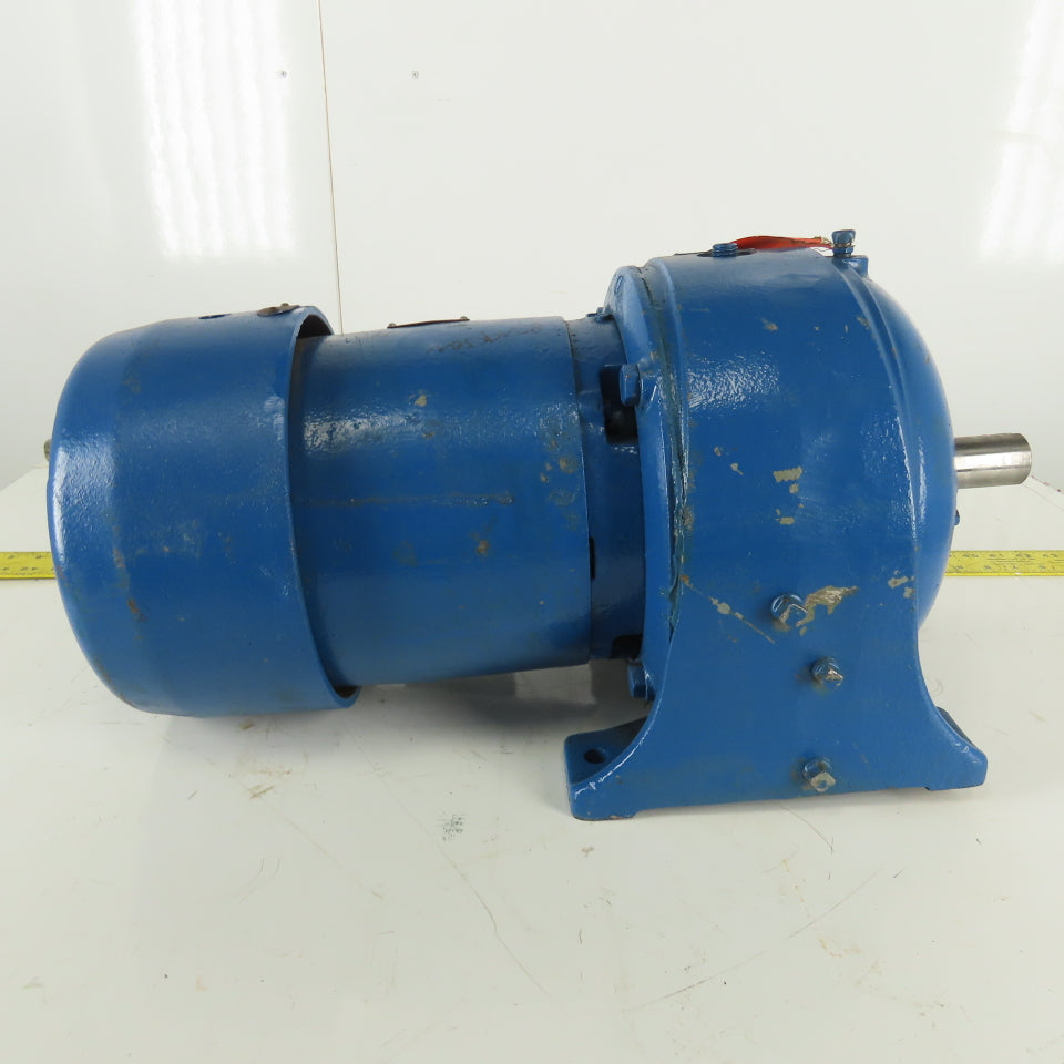 Louis Allis Type CRZ 14:1 Ratio 125RPM Output 2Hp 220/440V 3Ph Gear Motor