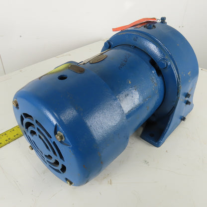 Louis Allis Type CRZ 14:1 Ratio 125RPM Output 2Hp 220/440V 3Ph Gear Motor