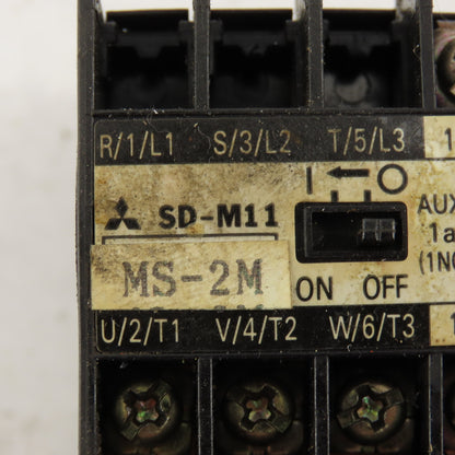 Mitsubishi SD-M11 Magnetic Contactor 440V 4kW Max 24V 7-11A Overload