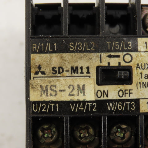 Mitsubishi SD-M11 Magnetic Contactor 440V 4kW Max 24V 7-11A Overload