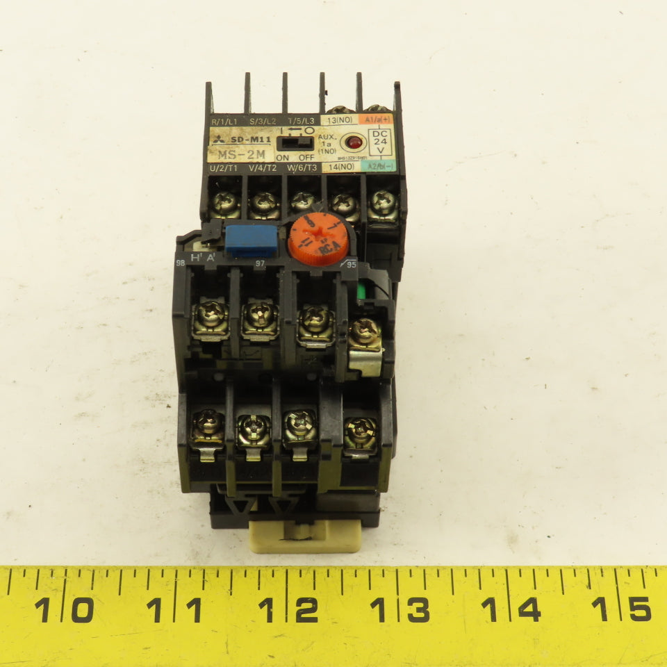 Mitsubishi SD-M11 Magnetic Contactor 440V 4kW Max 24V 7-11A Overload