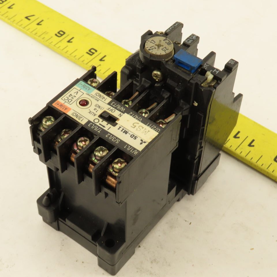 Mitsubishi SD-M11 240/440V 4kW Max Contactor 24VDC Coil 1.7-2.5A Overload