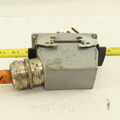 Contact CXM4/2 ILME Panel Mount Wire Cable Connector Side Entry Set