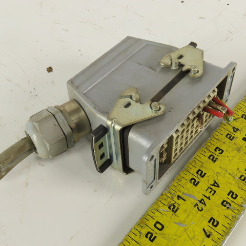 Contact LAPP H-BE16SS Panel Mount Wire Cable Connector Side Entry Set