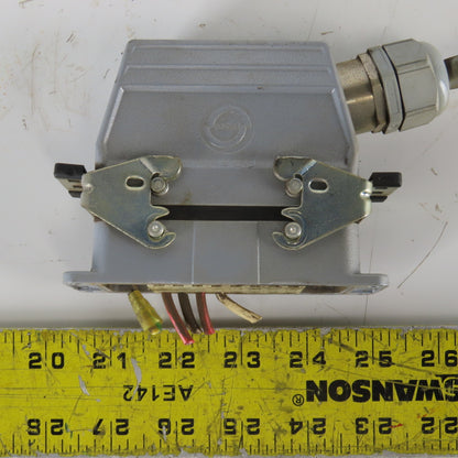Contact LAPP H-BE16SS Panel Mount Wire Cable Connector Side Entry Set