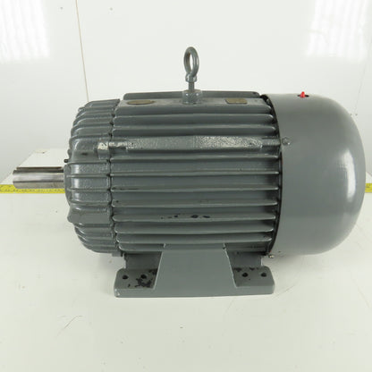 Delco 2U3070HAZQ 20/10HP 2 Speed Electric Motor 460V 3Ph 3535/1775RPM 284T Frame